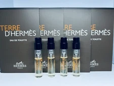 Hermes Terre D'Hermes EDT 2ml x 4 Cologne Samples Spray