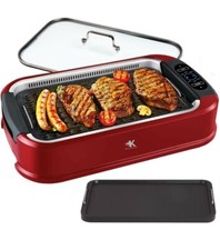 KCZAZY Electric Smokeless Grill, Indoor and Outdoor Use Grill and Griddle Plates