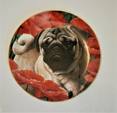 danbury mint pug plates