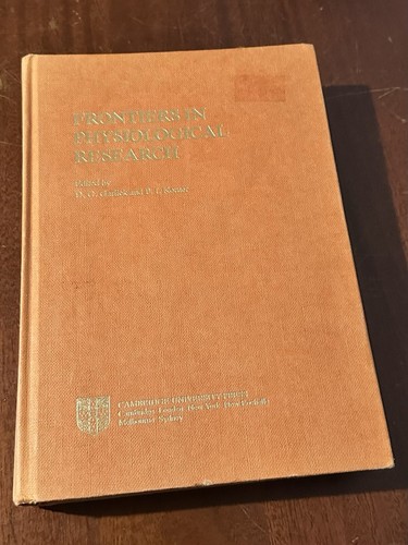 Frontiers in Physiological Research Garlick Korner 1984 HC * FLAWS SEE PHOTOS - Foto 20 di 22
