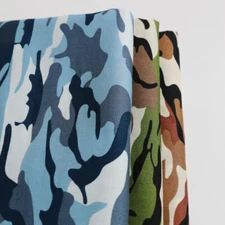 1Yard*147cm Camo Pattern Cotton Material Fabrics Camouflage Poplin