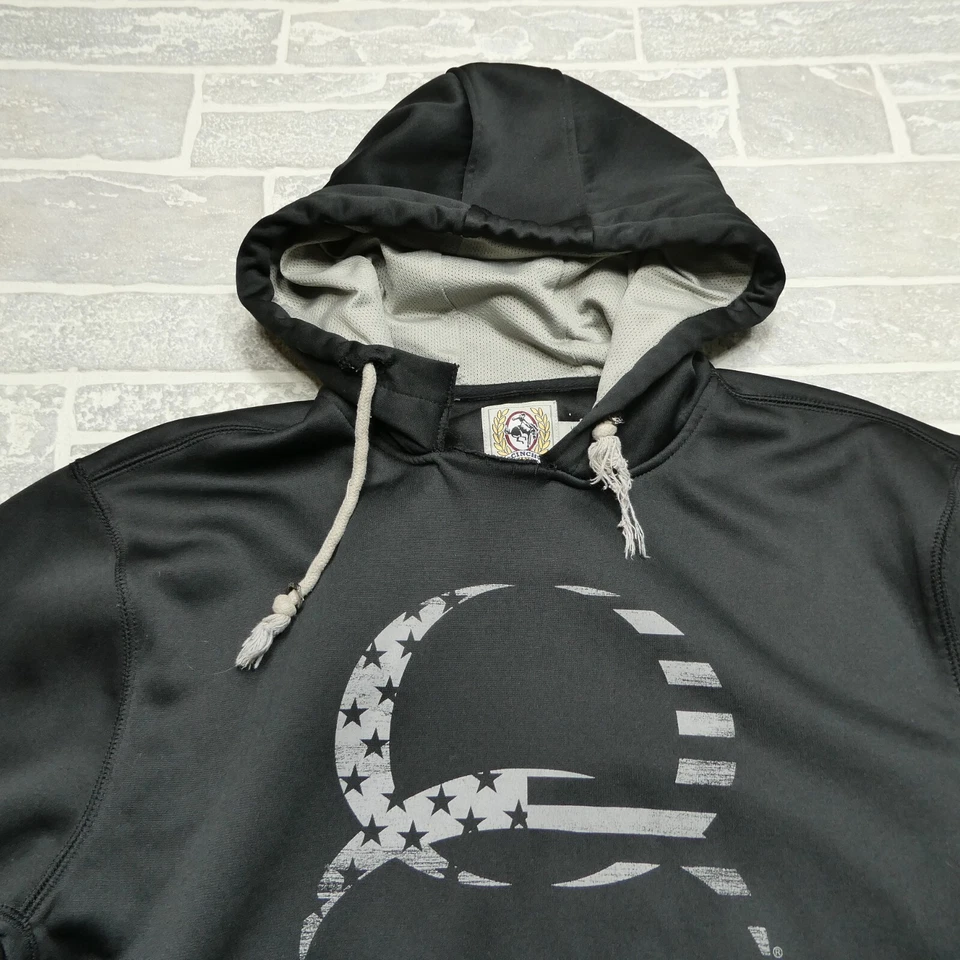 Sudadera con Capucha CINCH Para Hombres 2XL Negra Polar Sudadera con Capucha Vaquero Ropa Occidental Foto 2 de 4
