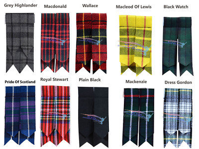 Tartanista - Flashes Per Calze Da Kilt Scozzese, Elastici Regolabili Unisex - 2