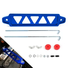 Billet Aluminum Battery Fixed Bracket Retaining Tie Down Holder 10'' J-Hook Bolt