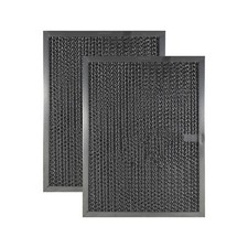 2-PK NuTone Broan Filter for Non Duct (Recirc) Range Hoods LL62F Charcoal Grease