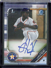 2019 Bowman Chrome Autograph #CPA-CJ Christian Javier