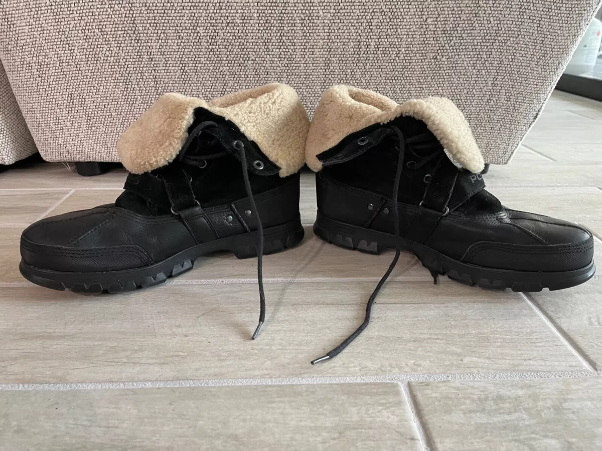 MEN S POLO RALPH LAUREN TAVIN ROLLOVER SHEARLING DUCK HICKING