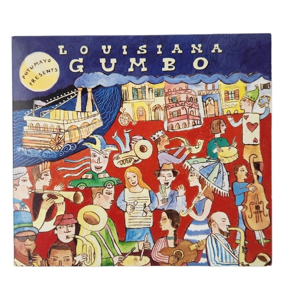 Putumayo Presents Louisiana Gumbo Bues Creole Jazz Funk World Music CD Southern