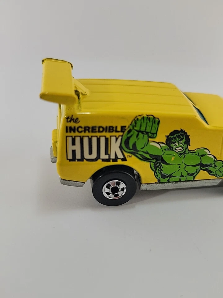 Hot Wheels Diecast Heroes The Incredible Hulk BW 1979 Spoiler Sport, Near Mint - Image 3 of 4