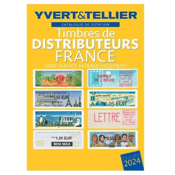 Yvert & Tellier Timbres de Distributeurs France - ATM-Katalog Frankreich 2024