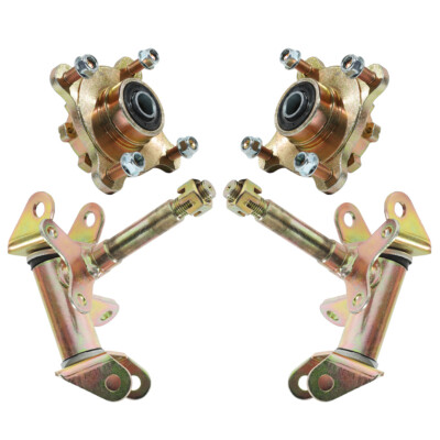 #ad 4 Bolt Front Wheel Hub Bearing Steering Spindle Kit Set For ATV Quad Go Kart US $63.43