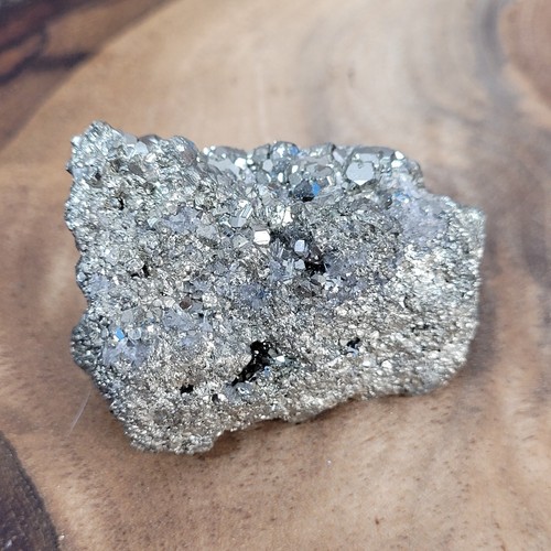 Pyrite 3 LG Chispa Crystal Clusters 7 oz Fools Gold Peru Prosperity & Abundance - Picture 7 of 11