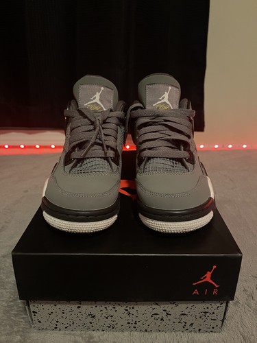 Air Jordan 4 Retro Cool Grey 2019 (308497-007) - Size 4y - Picture 4 of 7