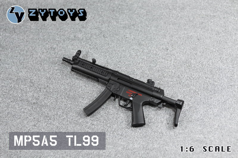 ZYTOYS 1/6 ZY8042D MP5A5 TL99 WWII Gun Rifle Weapon Model Fit 12