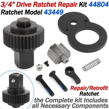 3/4" Drive Ratchet Repair Kit - 43449 for Ratchet 44804 Complete Retrofit Kit 9x