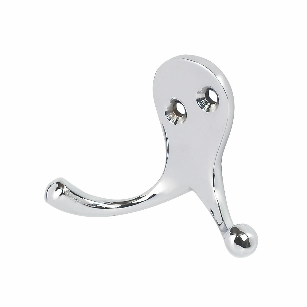 5 X SMITH & LOCKE DOUBLE ROBE HOOKS POLISHED CHROME 49MM eBay
