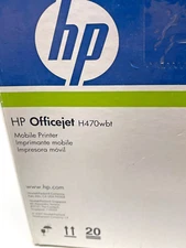 HP Officejet H470wbt WiFi Mobile Printer Bluetooth Ready New Open Box w/ Sleeve