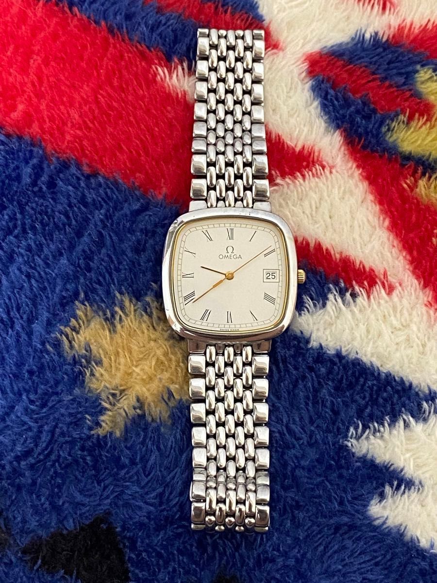 Omega De Ville Ref.396.1017 Date Stainless Steel Quartz Mens Omega De Ville Ref.396.1017 Date Stainless Steel Quartz Mens