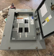 GE AQF3121AB Panelboard 125A 208/120V 3PH 4W 3R Outdoor Encl MCB 125 Amp Panel