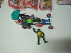 Vintage 1990 Teenage Mutant Ninja Turtles Sewer Dragster Vehicle TMNT & Raphael