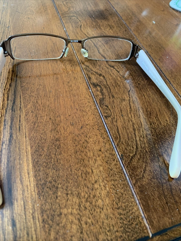 Monturas de gafas Juicy Couture para damas marrón cobre y rosa Lucy 0JEM y estuche Foto 3 de 4