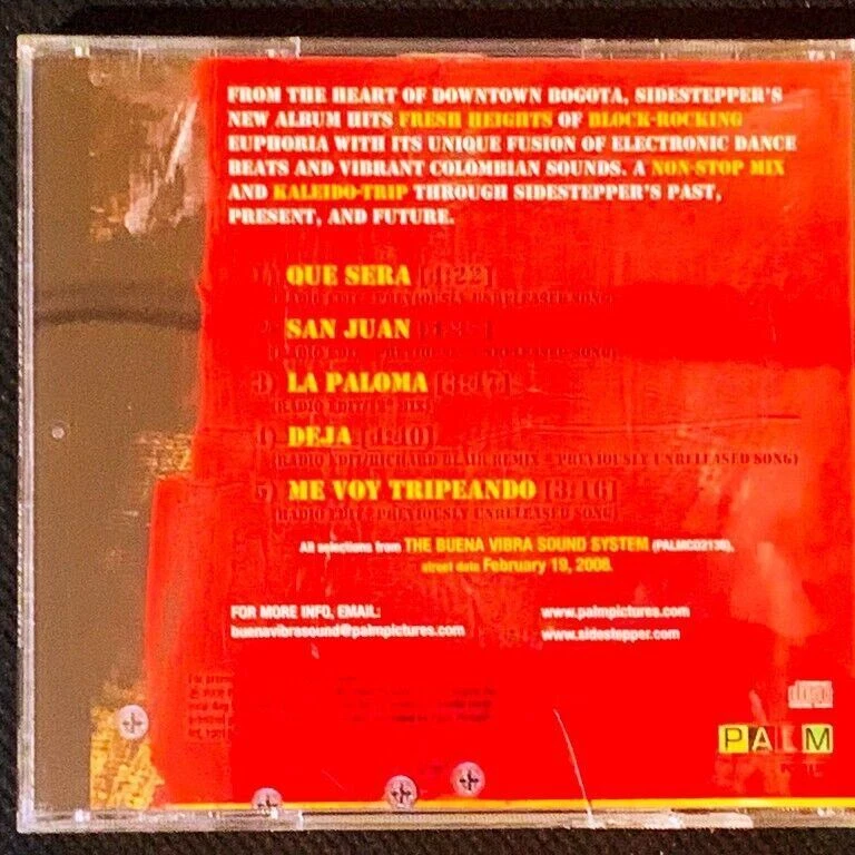 Sidestepper – La Buena Vibra Sound System Sampler Promo Promotional Advance CD - Image 2 of 3