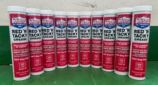 Lucas Oil Products 10005-10 Red 'N' Tacky Grease 10 Pk of 14 oz. Cartridges