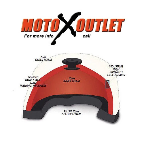 Filtro de aire Honda XR 600R Máxima Pro 1985-2002 XR600R XR600 600 R Foto 3 de 3