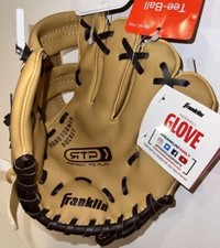     NEW Franklin Sports Ready To Play 8.5" Tee Ball Glove Tan Right Hand Throw  