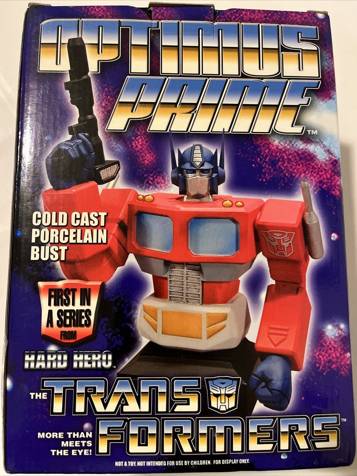 Optimus Prime Cold Cast Porcelain Bust Hard Hero Transformer - Limited Edition