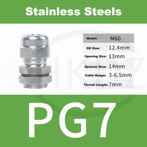 Kabelverschraubung PG7-PG63 Metrisch Metal Verschraubung M10-M100 Edelstahl IP68 - Bild 106 von 118