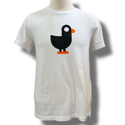 Official Kurzgesagt Duck White T Shirt Men's MEDIUM YouTube Merch