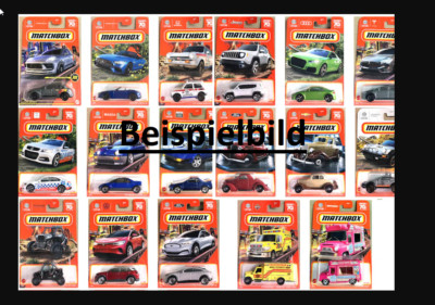 Matchbox - Germay, Long Card, Jurrasic World, Superfast zur Auswahl - Neu&Ovp