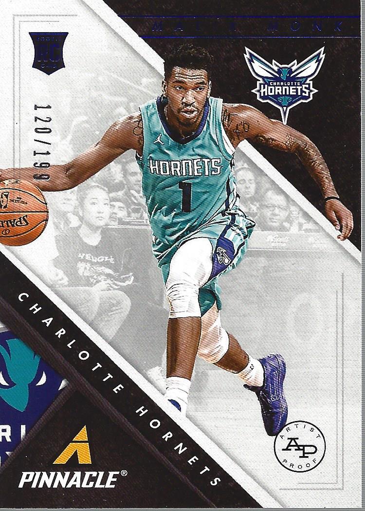 2017-18 Pinnacle Artist Proof Blue #264 Malik Monk /199 - NM