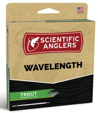 Línea de mosca flotante SA Wavelength Trout WF-3 - Sauce/Sauce oscuro - Nuevo - Envío gratuito