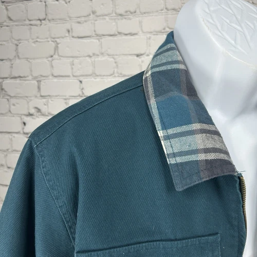 NWT Valor Collective Light Green Lime Mint Calvary Twill Flannel Size Medium M image 10