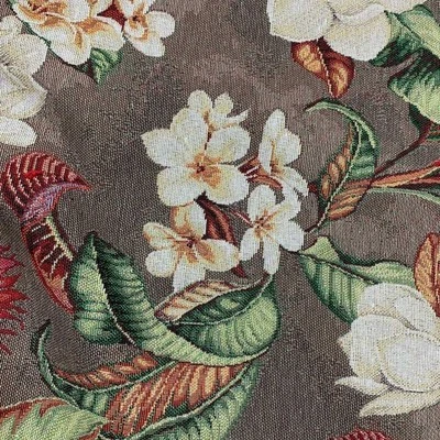 TOMASELLI TESSUTI Tessuto Gobelin I Fiori Tortora 50 Cm 6617