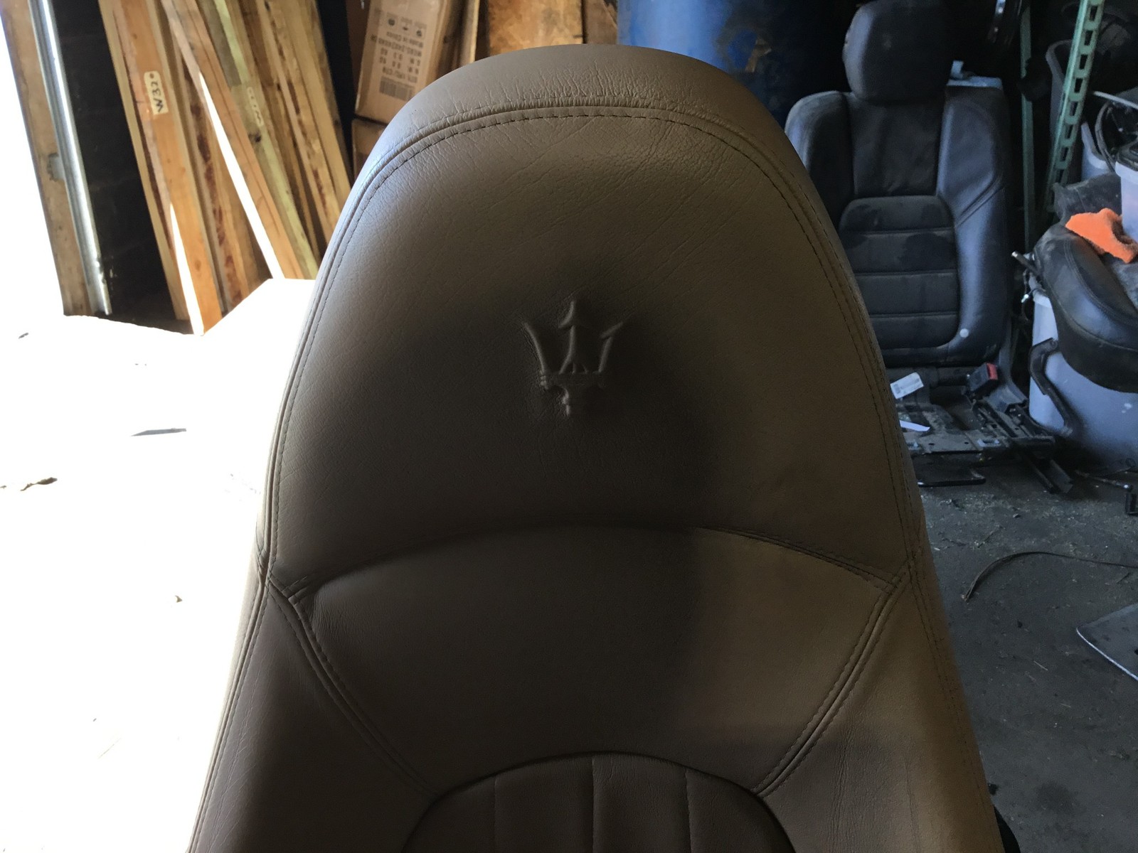 Maserati Coupe GT 2003 Front Left Driver Upper Lower Seat Assembly 02-06 ;:Y