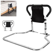 Foldable Bed Rails for Elderly Adults - Bed Assist Rail Medical Bed Support B...