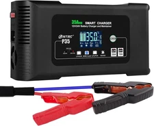 Smart Car Battery Charger 35A Maintainer/Deep Cycle Trickle Charger Desulfator