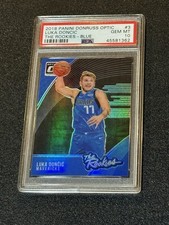 PSA 10 LUKA DONCIC #/49 PANINI DONRUSS OPTIC 2018 THE ROOKIES BLUE #3 LOW POP 💎