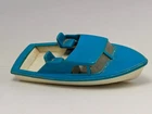 Vintage Seaworthy Matchbox Lesney No. 9 Cabin Cruiser Boat Blue/White