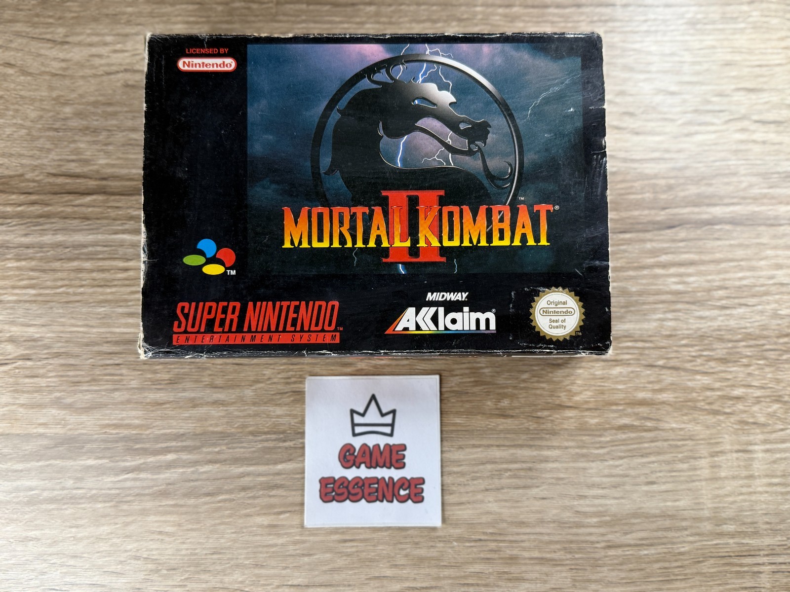 Mortal Kombat II Super Nintendo SNES Complet PAL EUR MK2