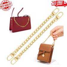 Gold Purse Chain Extender Set, 2PCS Short Strap for Crossbody Bags