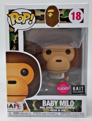 Funko Pop! Baby Milo #18 Rare Flocked Bait Exclusive With Pop