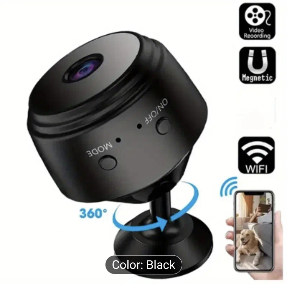 V720 Wireless Smart Security Camera 480P HD Video 2.4GHz WiFi 150mAh New - Image 3 of 4