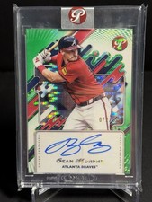 2025 Topps Pristine - Sean Murphy - Green Refractor Auto #/150 - Atlanta Braves