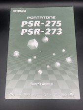 Yamaha PSR-275 PSR-273 Portatone Digital Keyboard Owner's Manual English