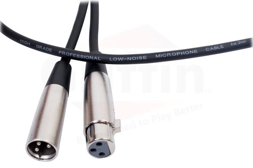 FAT TOAD Microphone Cords 20FT - 6 PACK XLR Cable Wire Female Male Recording PA - Picture 2 of 14