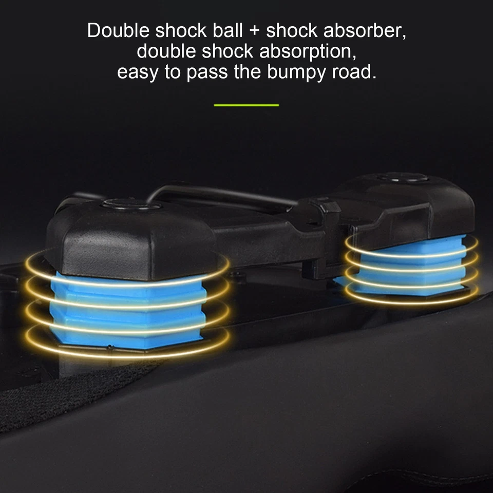 Sillín de bicicleta ensanchado sin nariz cojín de asiento cómodo absorción de impactos Foto 4 de 4